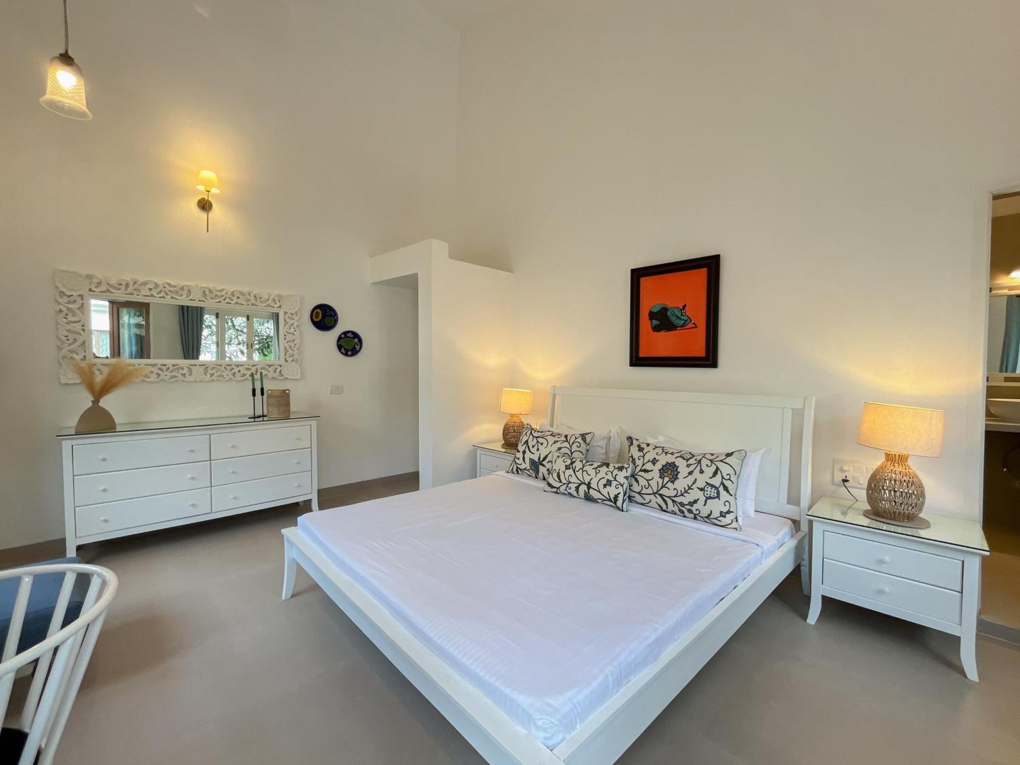 Rainforest - Casa Azure 5 Min Walk To The Beach Calangute Zimmer foto
