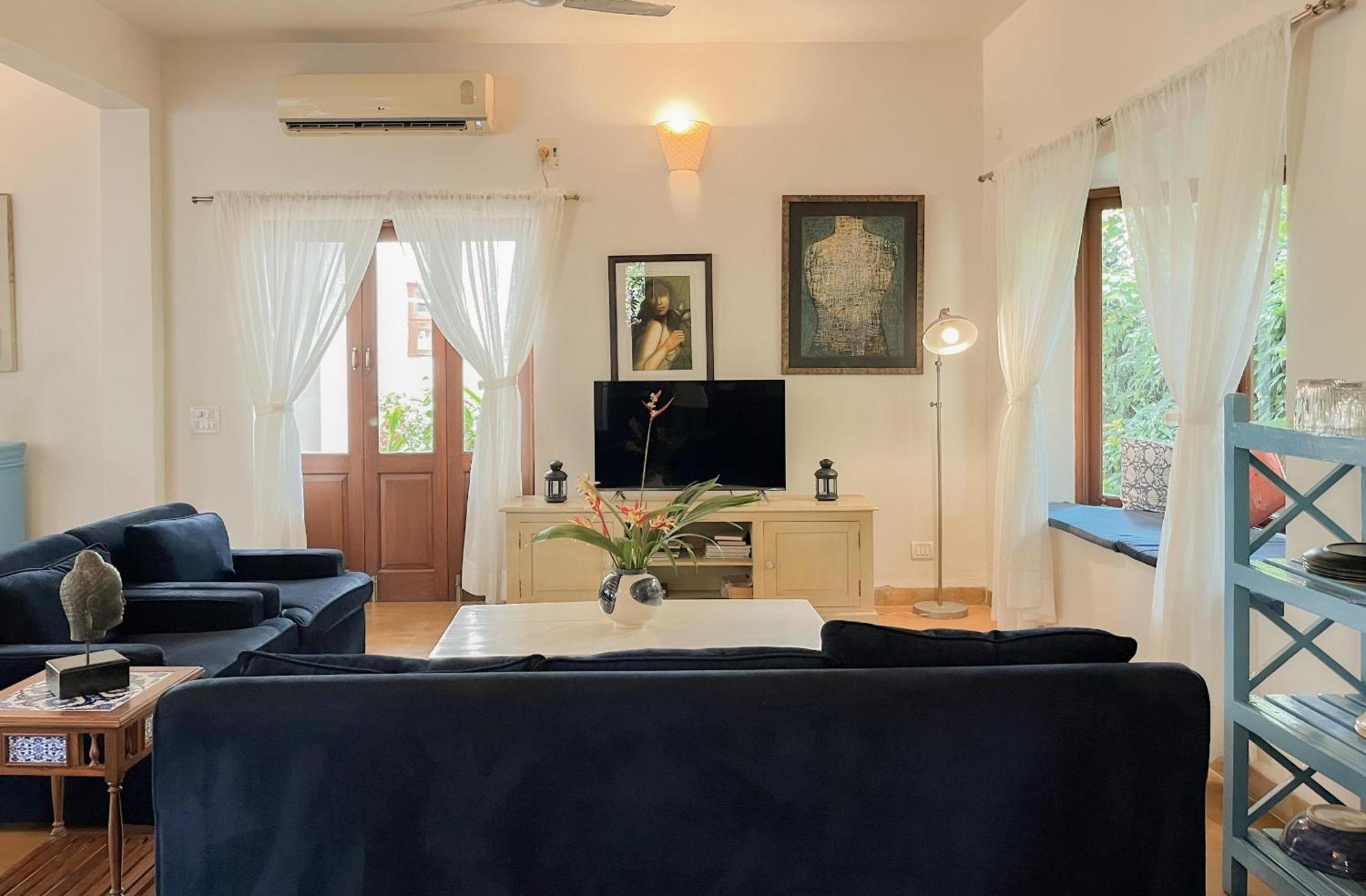 Rainforest - Casa Azure 5 Min Walk To The Beach Calangute Zimmer foto